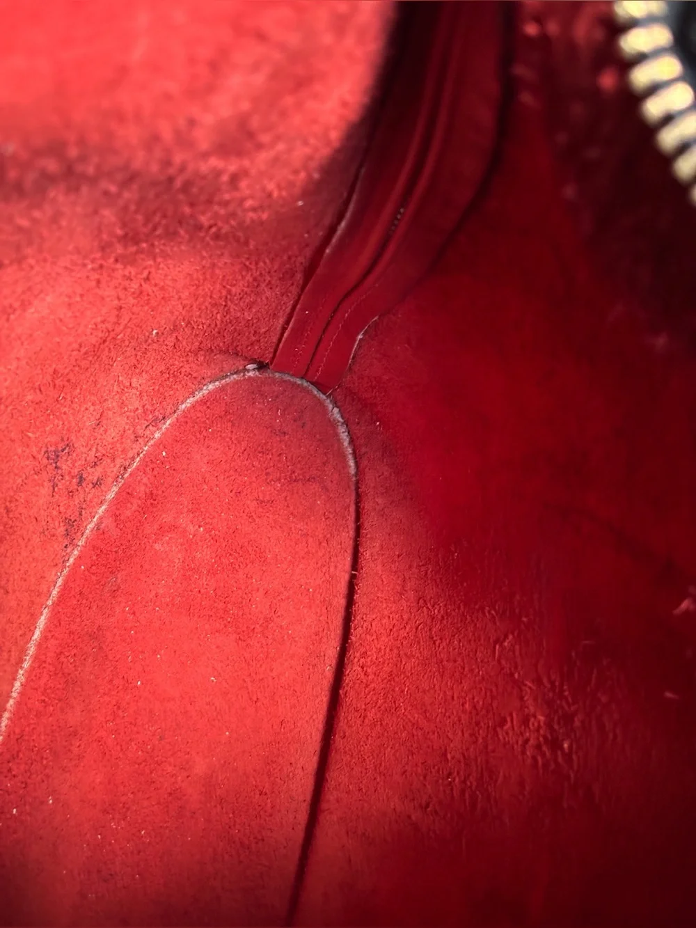 Vintage Coach Slim Duffle, Red